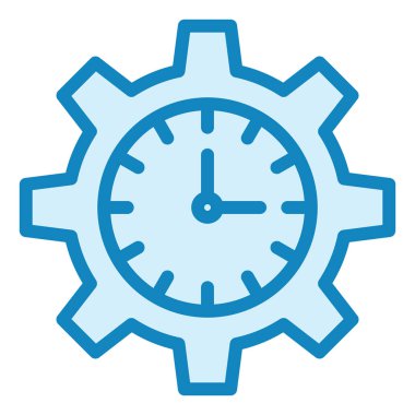 zaman yönetimi vektör simgesi