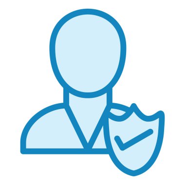 sigorta ikonu vektör illüstrasyonu