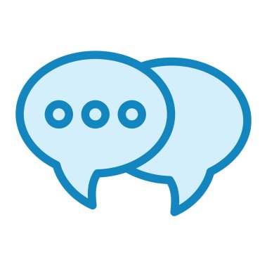 konuşma simge vektör çizim