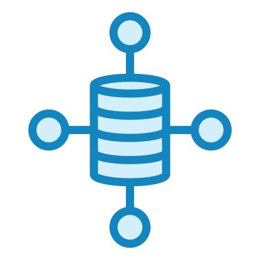 Veri Toplama simgesi vektör illüstrasyonu