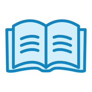 kitap simgesi vektör illüstrasyonu