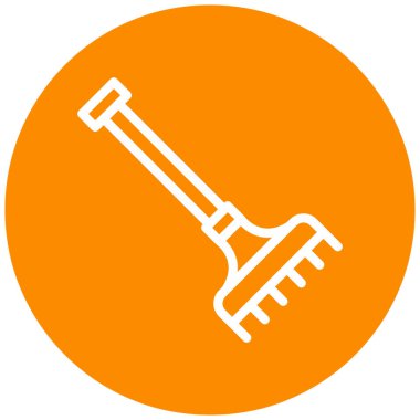 Tırmık simgesinin vektör çizimi