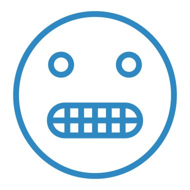 Yüz. Web simgesi vektörü