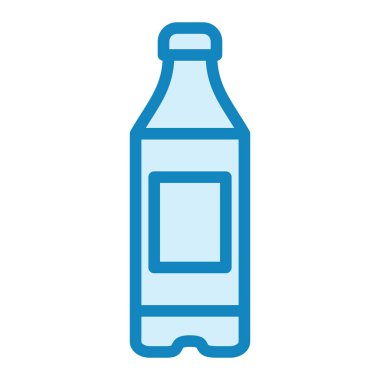  Su şişesi. Web simgesi basit illüstrasyon 