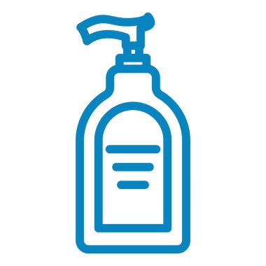 Sabun dağıtıcı simgesinin vektör illüstrasyonu