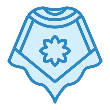 Panço çizgi vektör simgesi