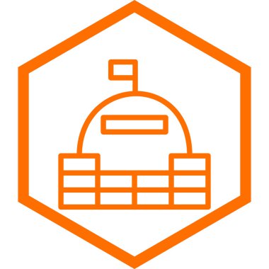 Vektör illüstrasyonu, simge ögesi arkaplanı