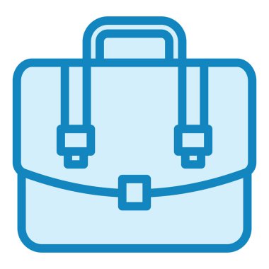 evrak çantası modern simge vektör illüstrasyonu