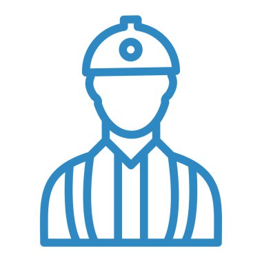 Mühendis simgesi vektör çizimi