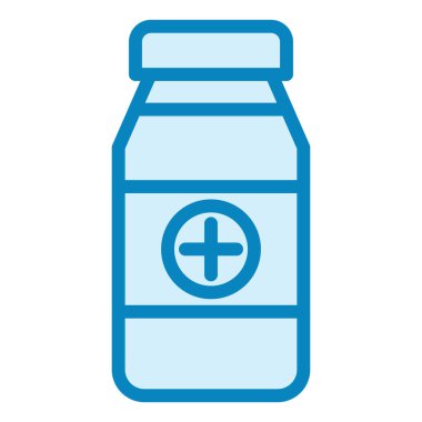 İlaç şişesi. Basit tasarım