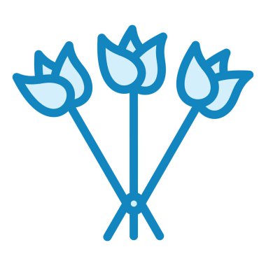 Buket. Web simgesi basit illüstrasyon 