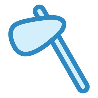 Taş Balta simgesinin vektör illüstrasyonu