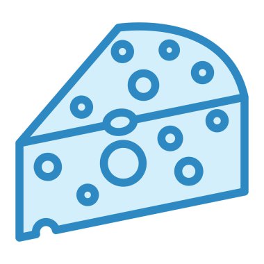 Peynir. Web simgesi basit illüstrasyon 