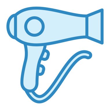 saç kurutma simgesi vektör çizimi