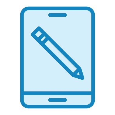 Grafik Tableti simgesinin vektör illüstrasyonu