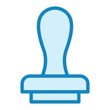 mühür simgesi, vektör illüstrasyonu