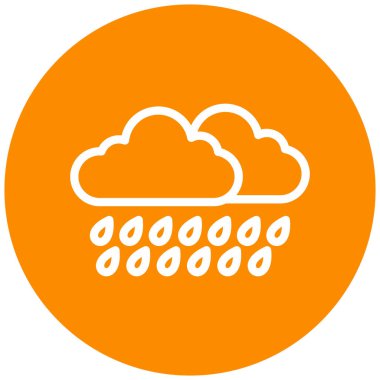 Bulut. Web simgesi basit tasarım