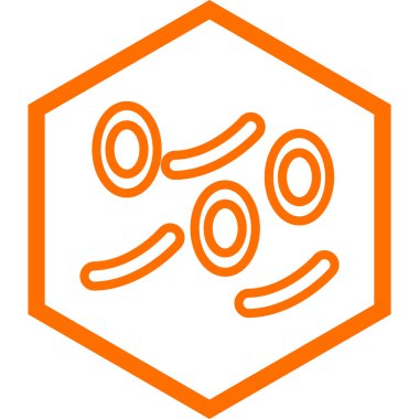 Virüs simgesinin vektör illüstrasyonu