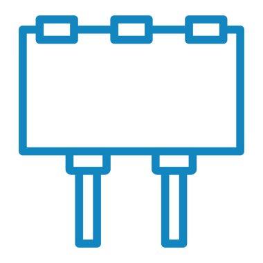 Tahta. Web simgesi basit illüstrasyon