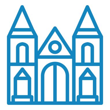 Bina. Web simgesi basit tasarım