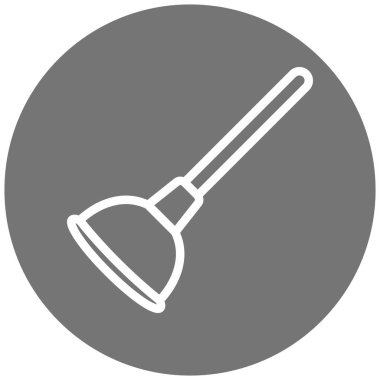 piston simgesi, basit tasarım vektör çizimi