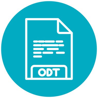 dosya biçimi simgesi, vektör illüstrasyonu