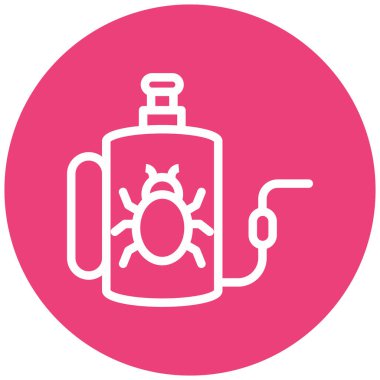 Eşsiz su şişesi simgesi, vektör illüstrasyonu