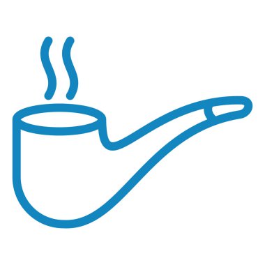 Sigara piposu. Web simgesi