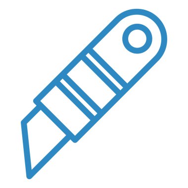 kesici web çizgisi vektör simgesi