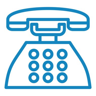 Sabit telefon. Web simgesi