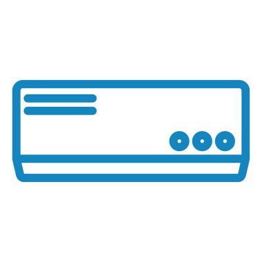 Klima simgesi, vektör illüstrasyonu basit tasarım 