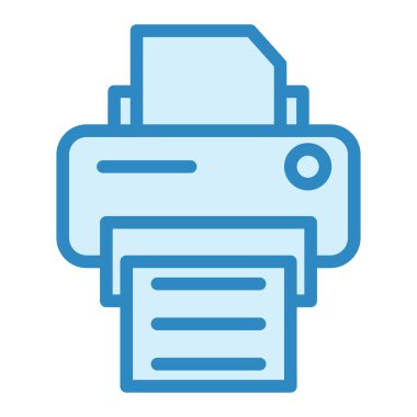 Yazıcı web simge vektör çizim