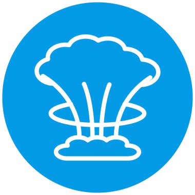 Bir mantar simgesinin vektör çizimi