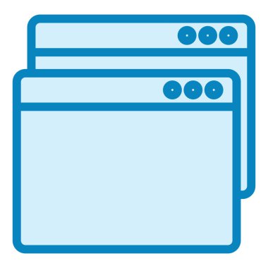 Sekmeler modern simge vektör illüstrasyonu 