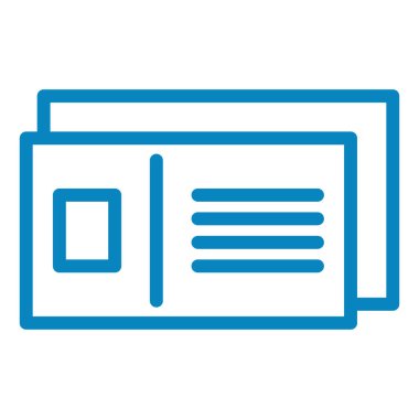 posta web simgesi basit illüstrasyon