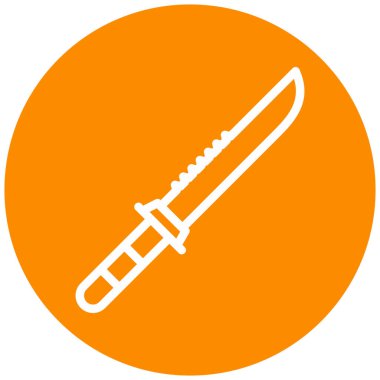 bıçak simgesi vektör illüstrasyonu