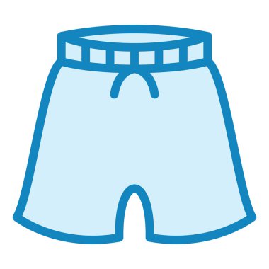 Boks Şortu Modern ikon vektör çizimi  