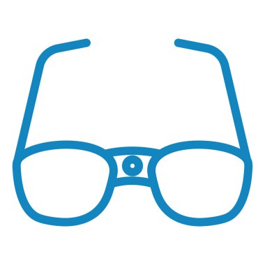 gözlük ikonu vektör illüstrasyonu