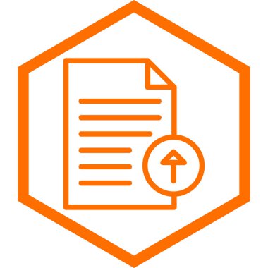 dosya belgesi simgesi, vektör illüstrasyonu