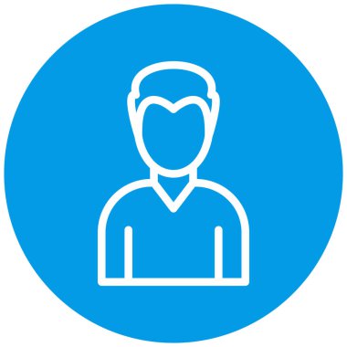 İnsan simgesinin vektör illüstrasyonu