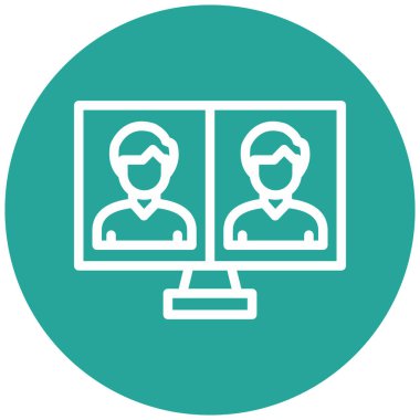 İnsan simgesinin vektör illüstrasyonu