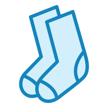 çoraplar modern simge vektör illüstrasyonu 