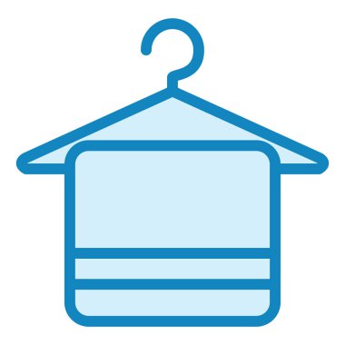 Havlu. Web simgesi basit illüstrasyon 