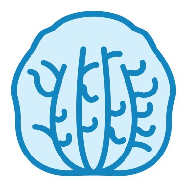 Radicchio. Web simgesi basit illüstrasyon 