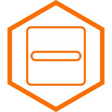 Turuncu harf simgesinin çizimi