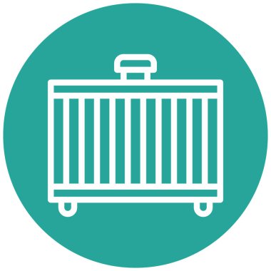 bagaj vektörü simgesi modern basit tasarım