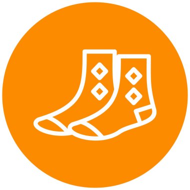 çoraplar modern simge vektör illüstrasyonu