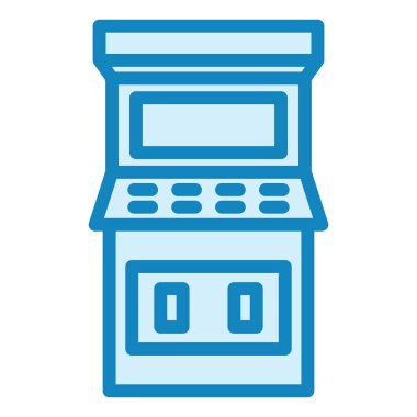 ATM makine kutsal kişilerin resmi, vektör çizim