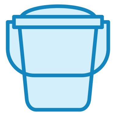 Kum kovası. Web simgesi basit illüstrasyon