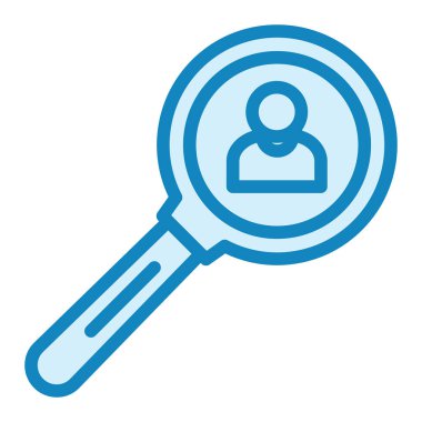 Şüpheli simge vektör illüstrasyonu